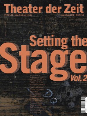 cover image of Bild der Bühne, Volume 2 / Setting the Stage, Volume 2